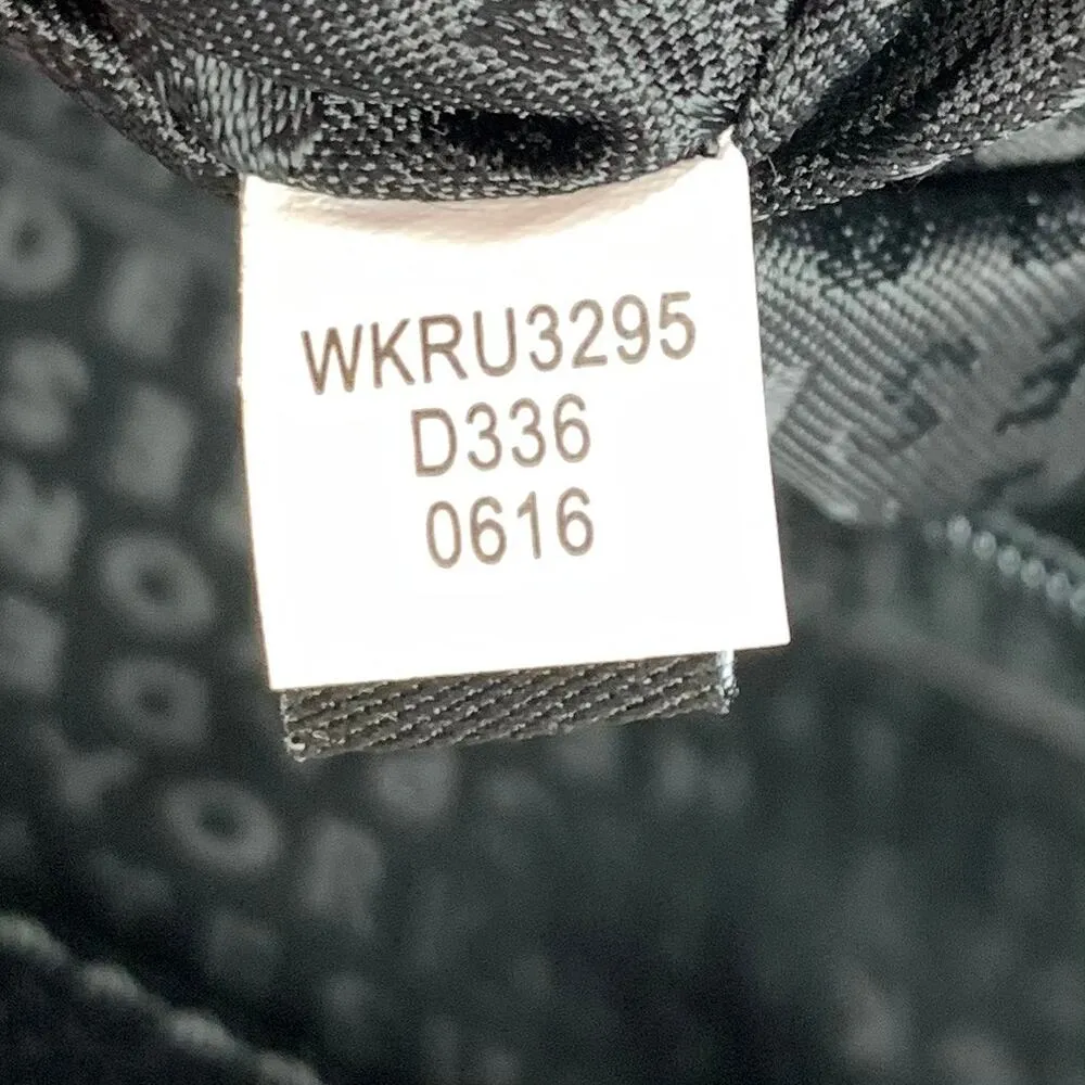 Womens Reis Shoulder Bag Black Pebbled Leather Triple Compartment - Image 7