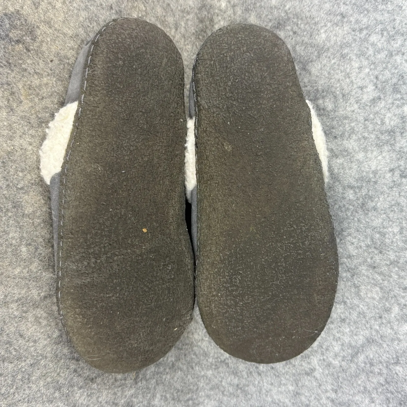 Sorel Women's Nakisha Slide Slippers Sz 7 Gray‎ Fur lined House Shoes - Image 2