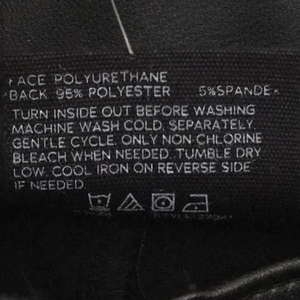 Ladies’ NWT Hue Leather-like Slacks (S) - Image 9