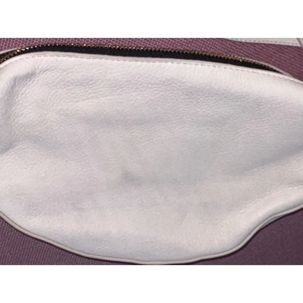 ALLSAINTS Half Moon Crossbody in White Womens Leather Bag Purse - Image 9