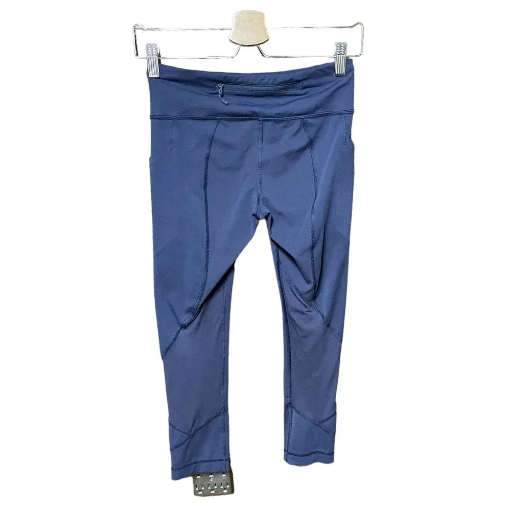 Lululemon Pace Rival Crop *22" Midnight Navy Size 4‎ - Image 4