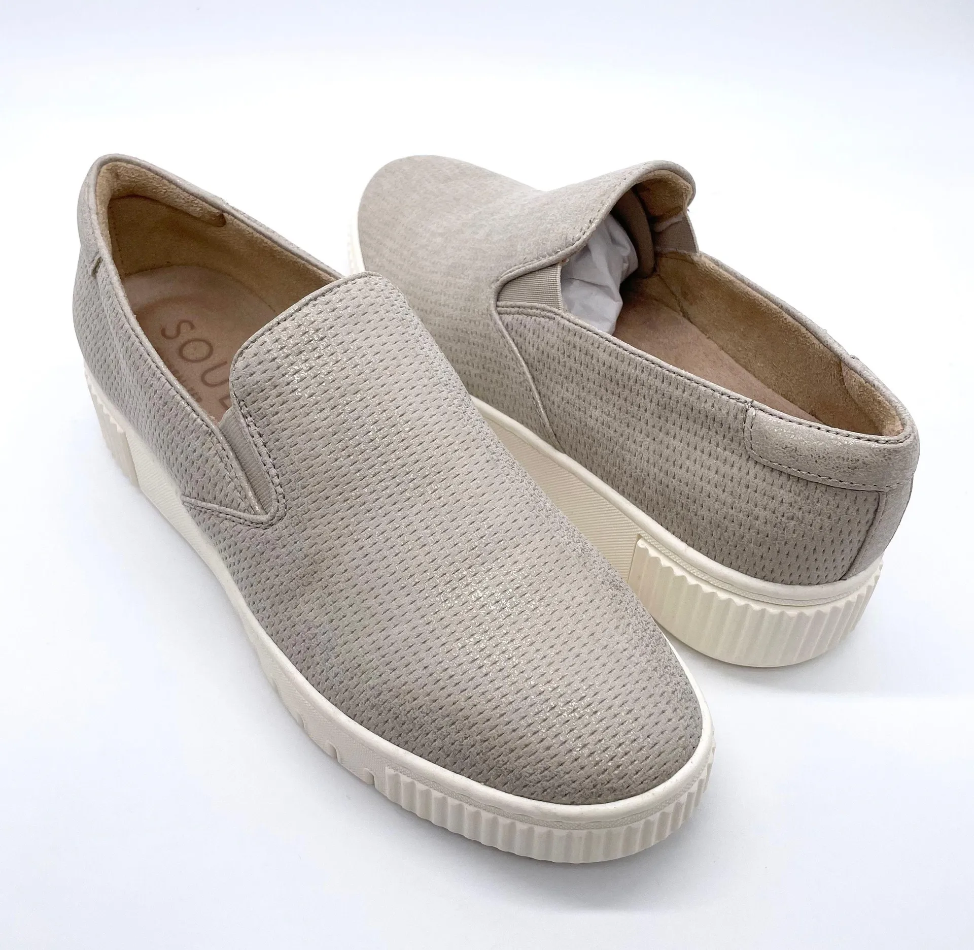Soul Women’s Tia Porcelain Slip On Casual Sneakers - Image 7