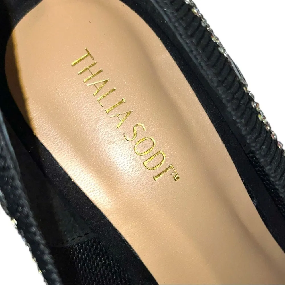 Thalia sodi stunning beaded black heels! New - Image 5
