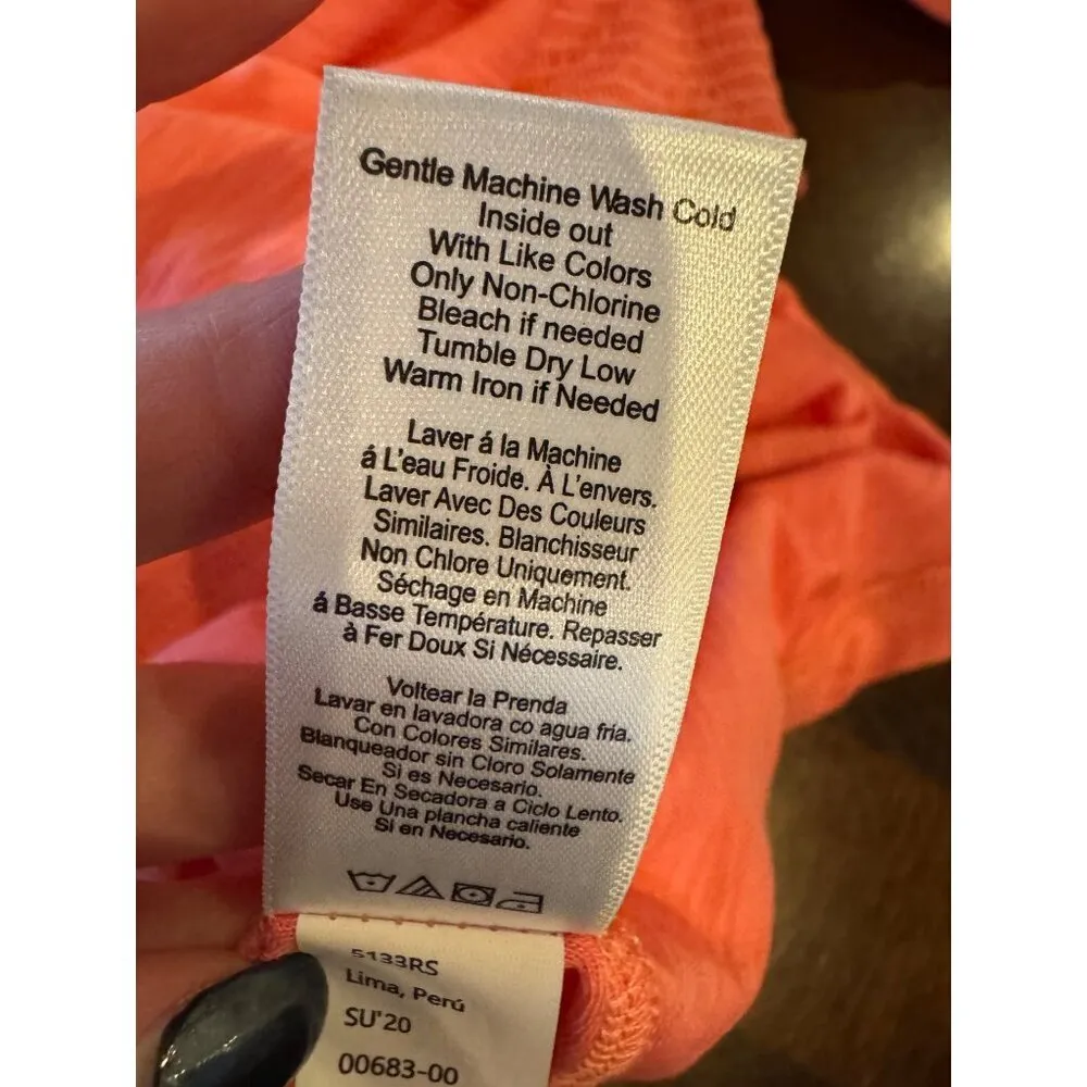 Nation Ltd Dress Women Medium‎ Pink Long Puff Sleeve Loren Mini Preppy Tee - Image 13