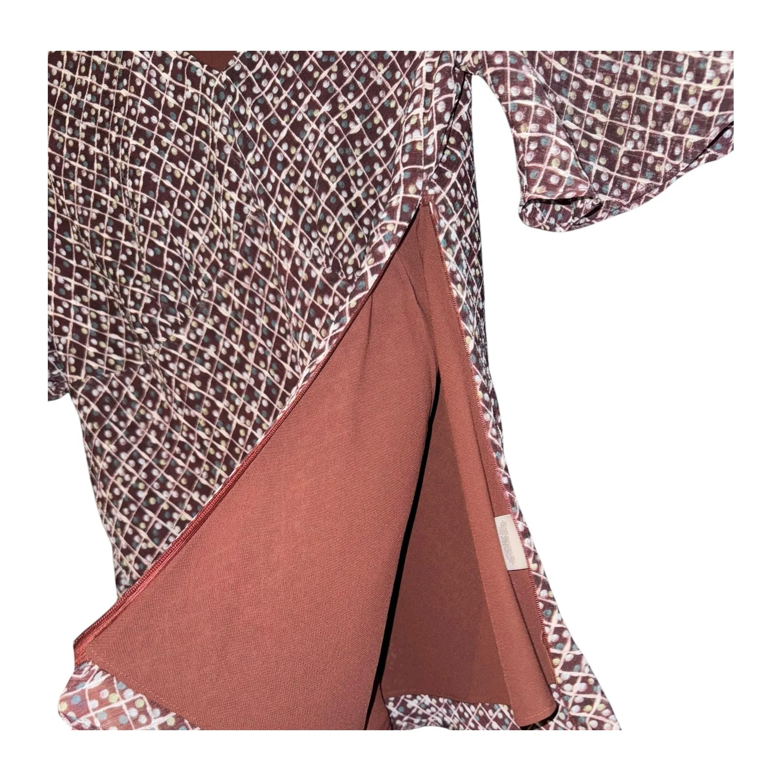 Vintage Covington Babydoll Top Womens 10 Feminine Y2K 90s Flowy Forest Fairy - Image 3