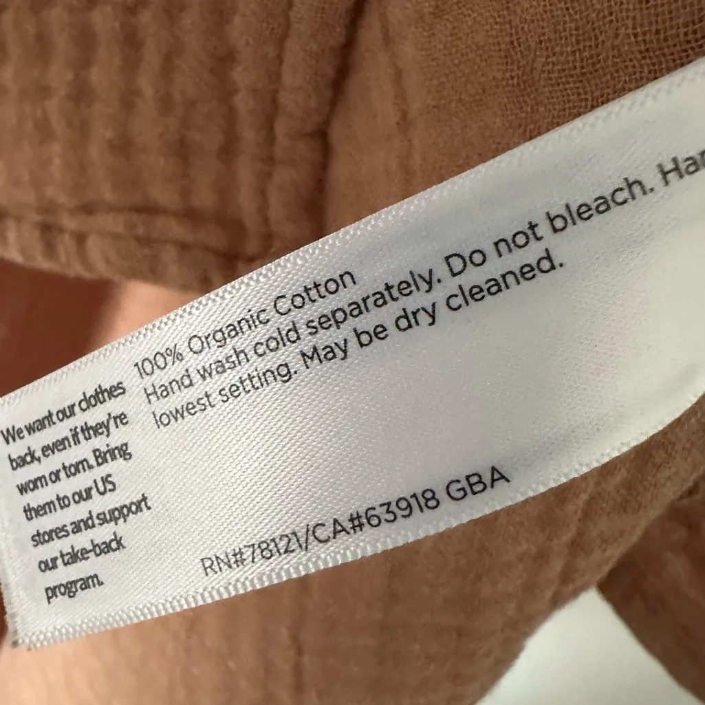 EILEEN FISHER Brown Button-Up Shirt. - Image 8