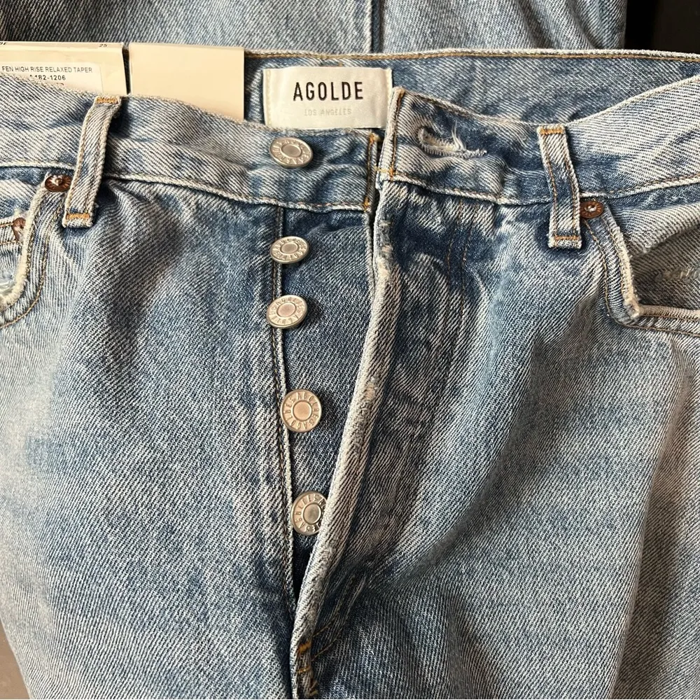 AGOLDE Fen High Rise Relaxed Taper Jeans, Color Wander, Size 25, NWT - Image 13