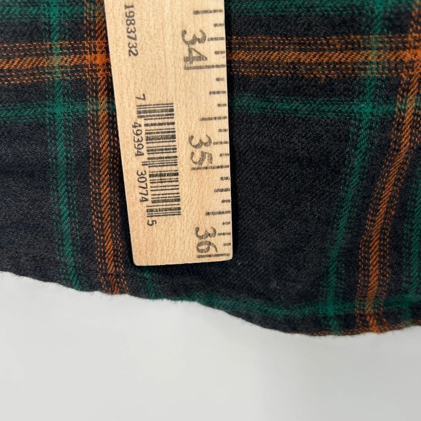 prAna Women's Organic Cotton Plaid Flannel Shirt Dress Long Sleeve Size Medium - Image 8