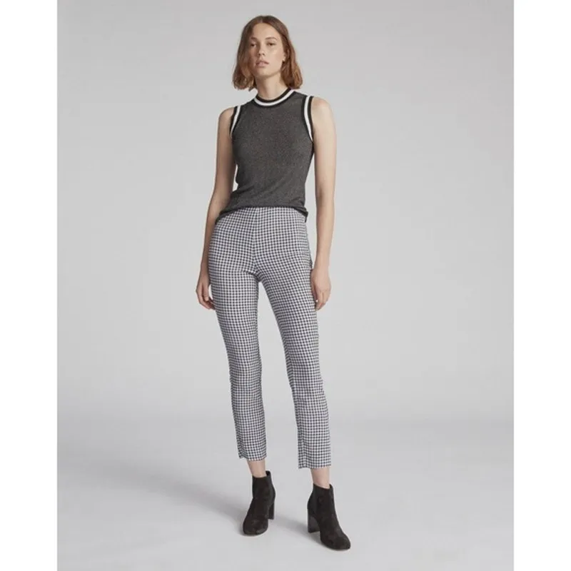 Rag & Bone Academia Simone Gingham Checkered Stretch Ankle Trouser Pant Size 2 - Image 2
