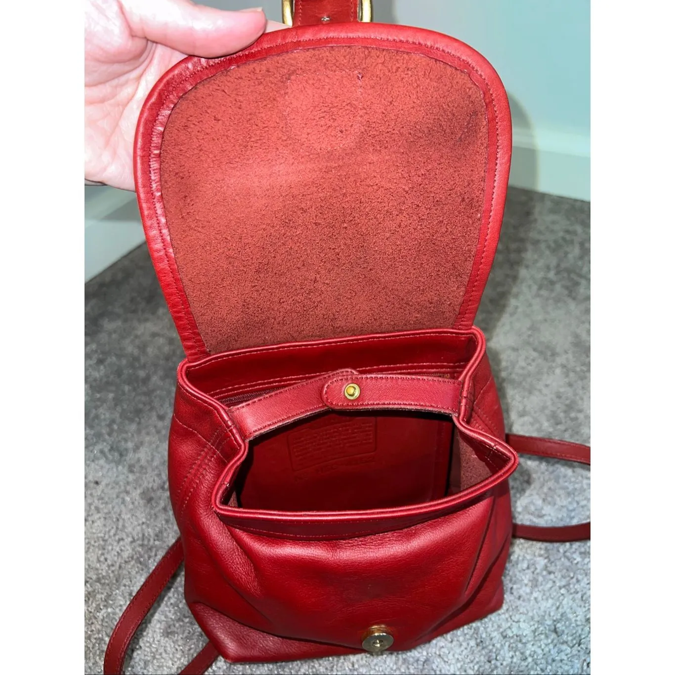 COACH RED Vintage Bantam Soho Daypack 4152 Mini Backpack - Image 5