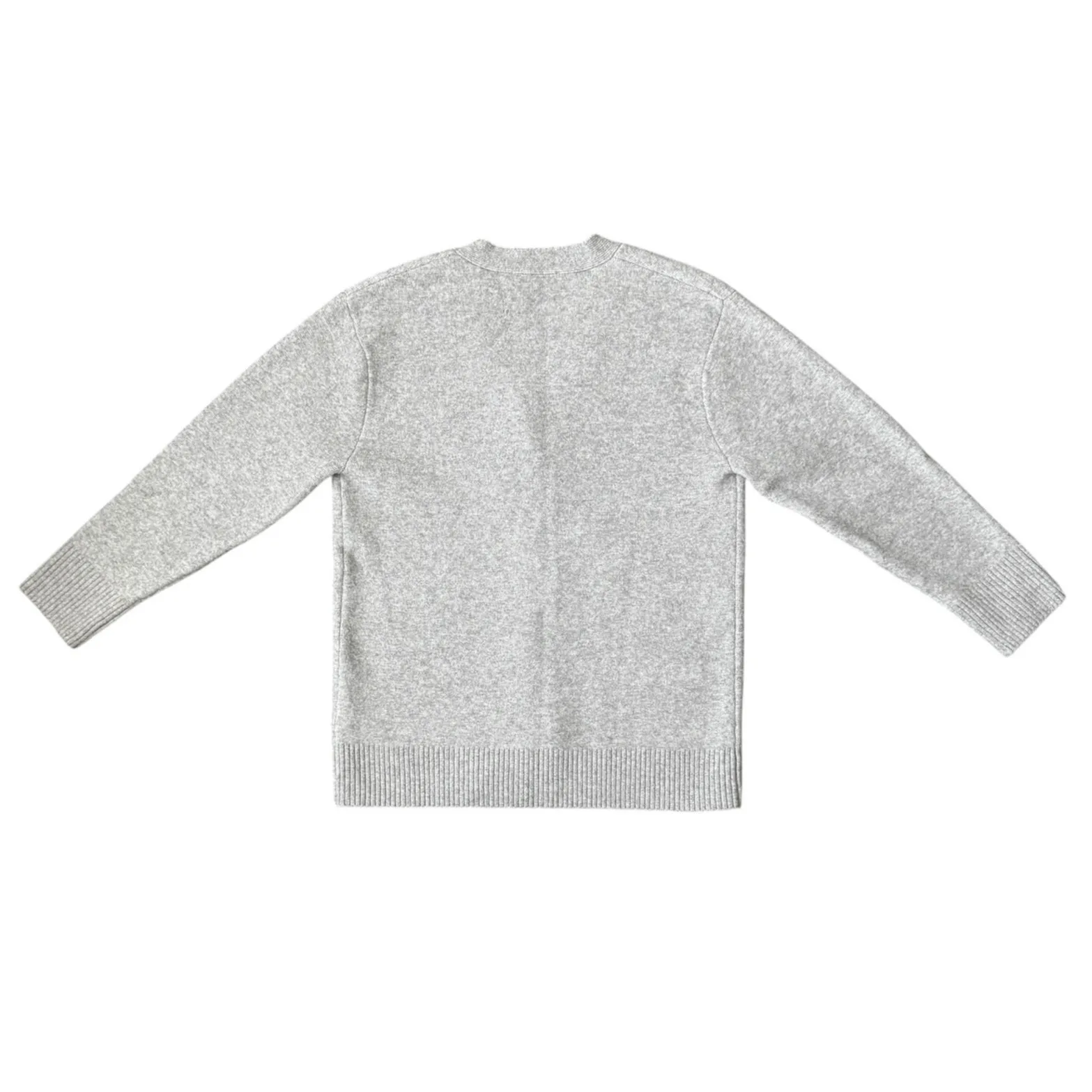 Zara Oversized Gray Cardigan Button Up V-Neck Sweater Women's Size XS-Small - Image 6