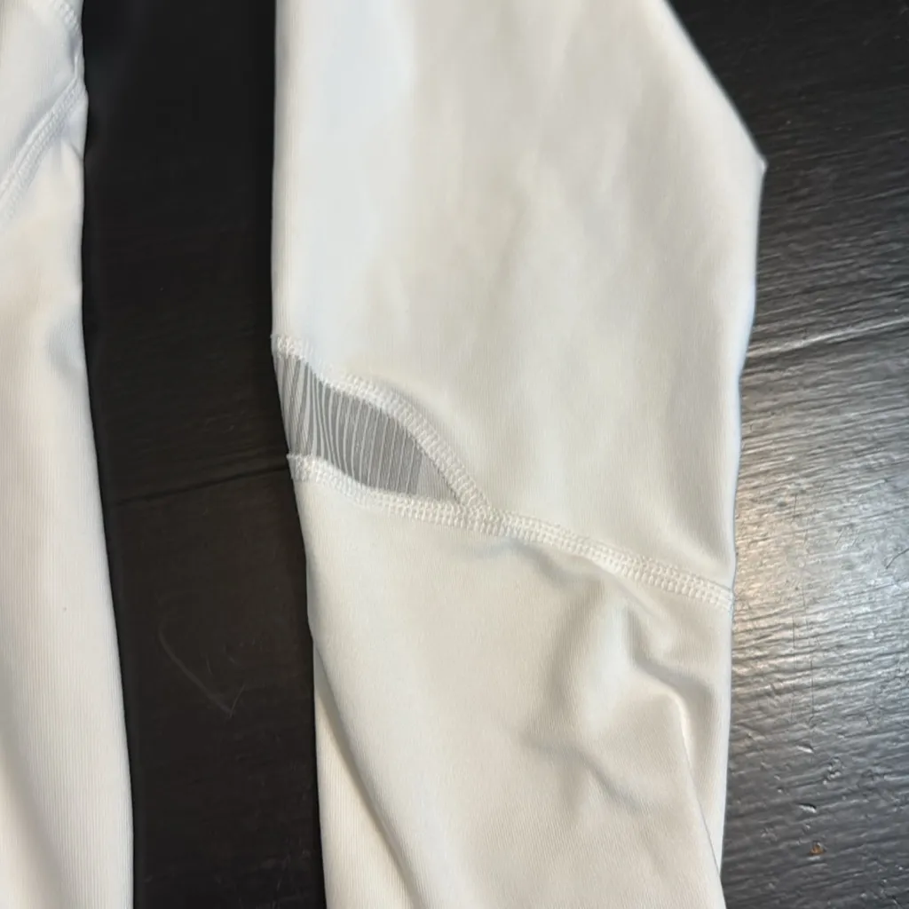 Nike White Performance Long Sleeve Top - Image 3