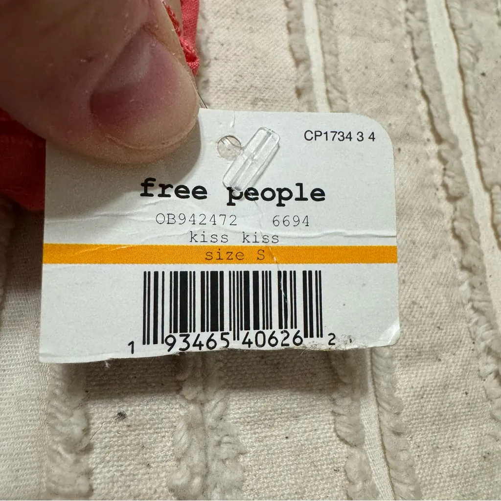 NWT Free People June Eyelet High Neck Bralette - Image 5