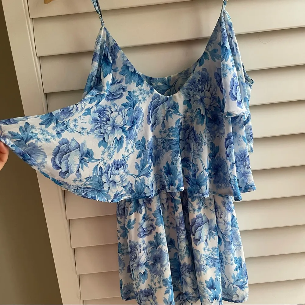 Show Me Your Mumu Blue floral Romper - Image 6