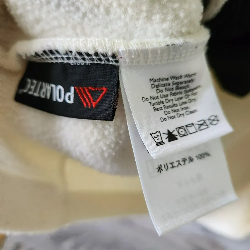 Eddie Bauer Vintage Womens Polartec Pockets Zip Golf Graphic Fleece Vest Sz M - Image 7