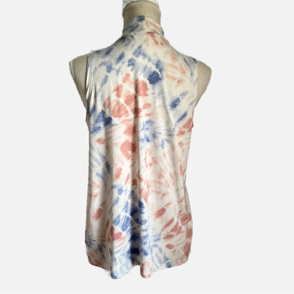 Eye Candy Pink Blue Tie Dye Tank Junior’s Size XL - Image 76