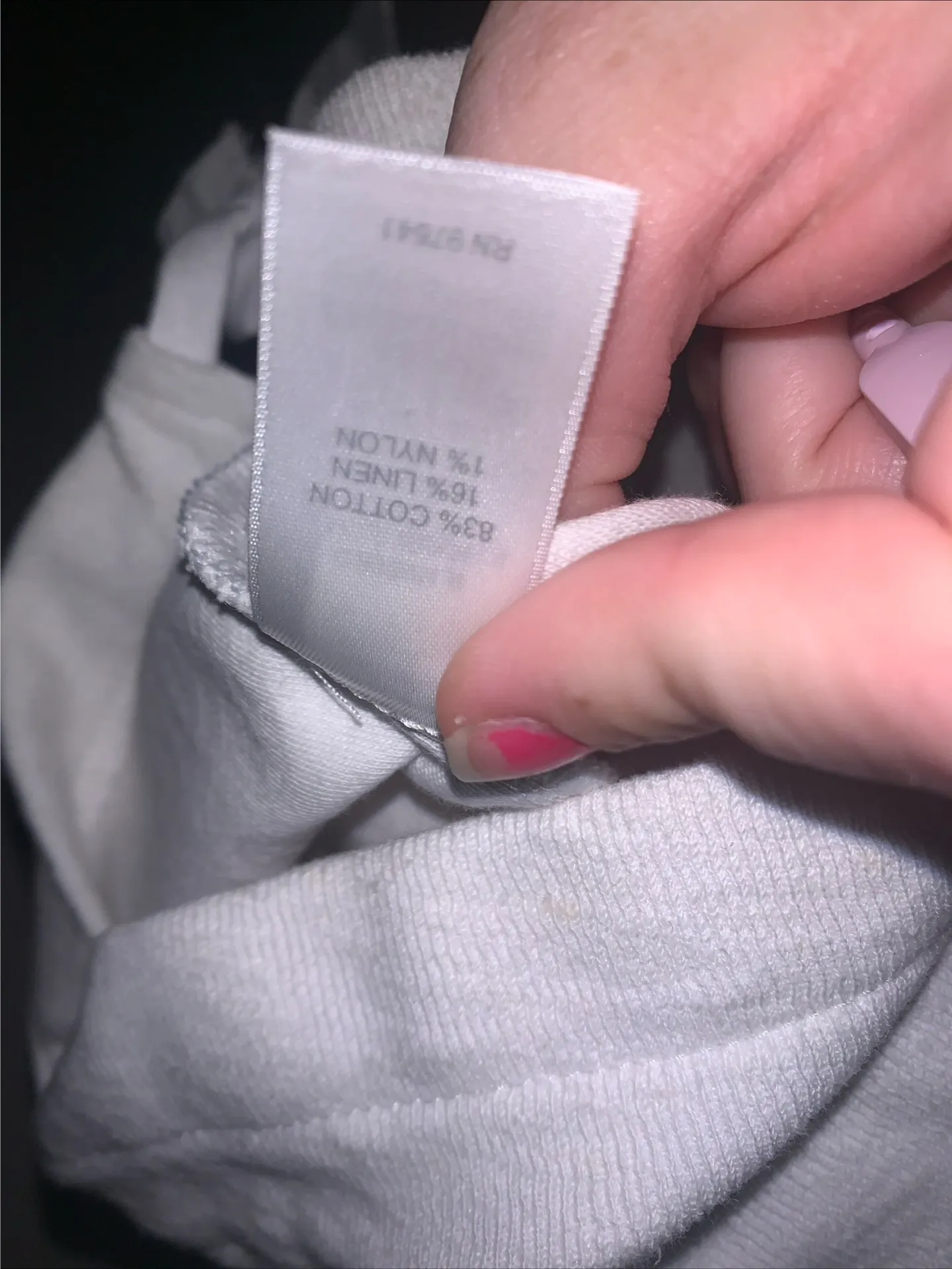 J. Jill White Hoodie Size Large - Image 3