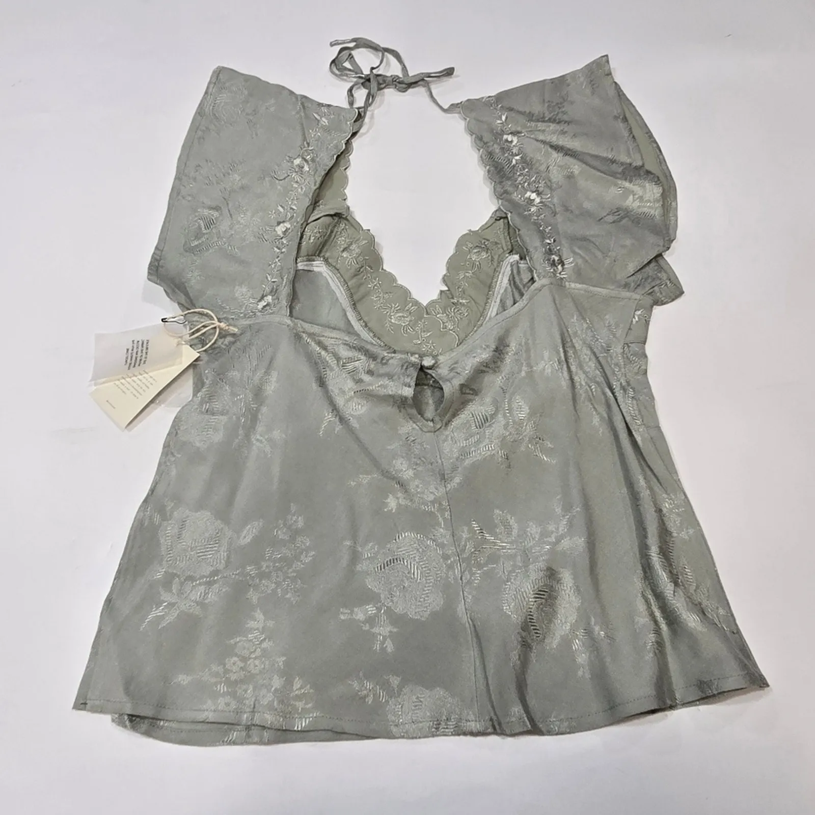 Tularosa Natalie Embroidered Top Blue Abyss Large - Image 12