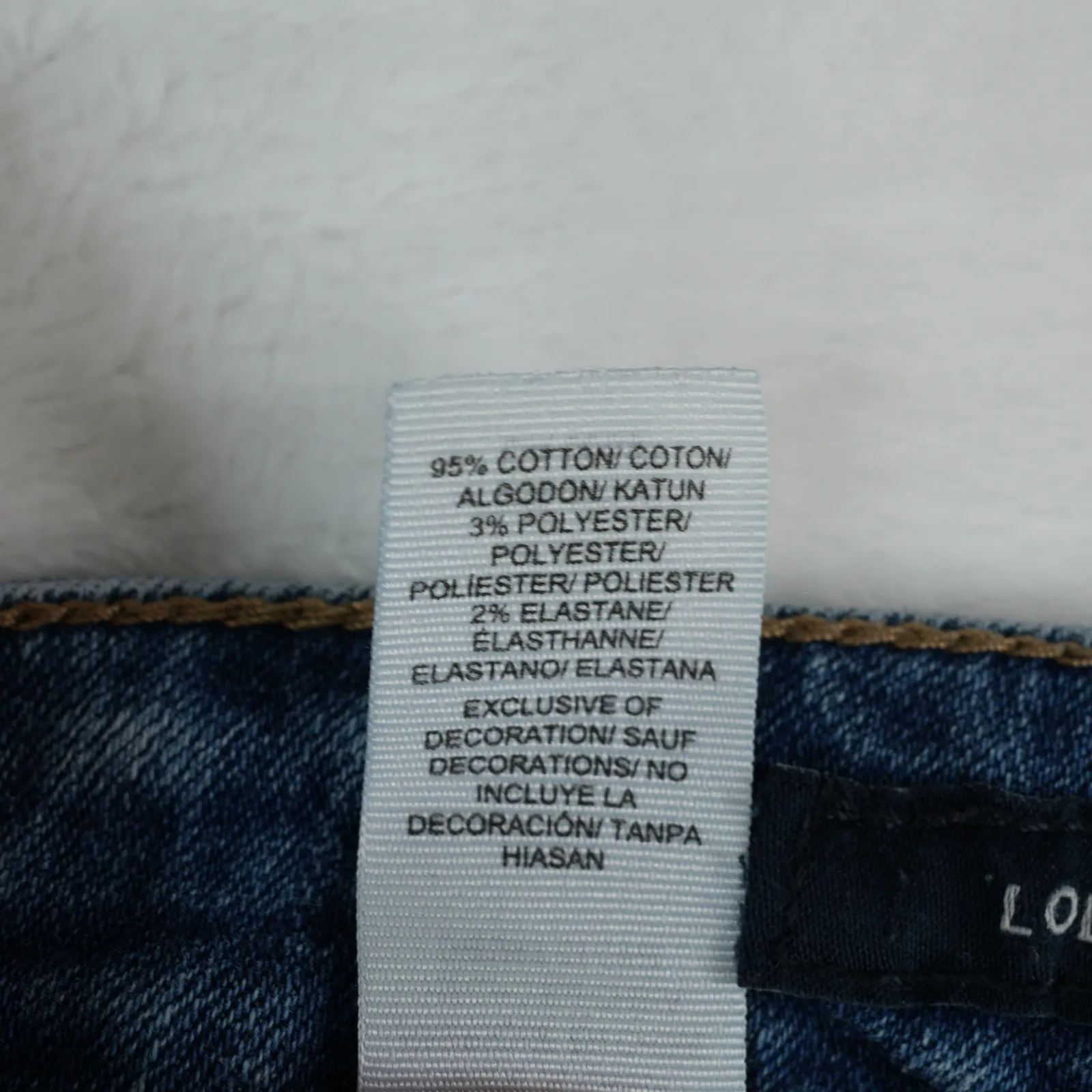 Lucky Brand Jeans Women 8/29 Lolita Skinny Distressed Chew Hem Blue Denim - Image 7