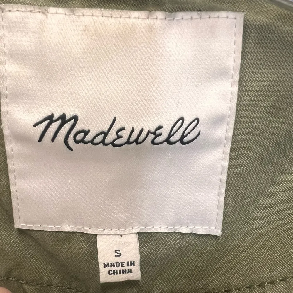 Women's Army Olive Green Military Utility Jacket Surplus Fleet Small - Image 9