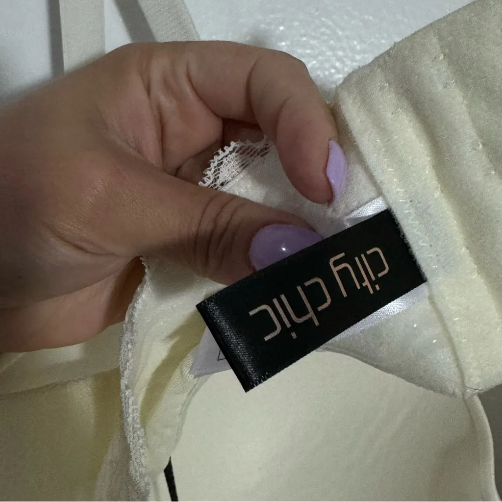 NWT CITY CHIC‎ Smooth & Chic Multiway Contour Bra Ivory Size 42 DD - Image 7