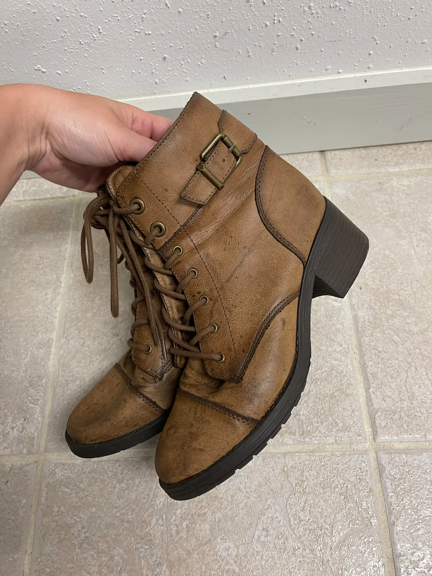Rampage Combat Boots - Brown - Image 4