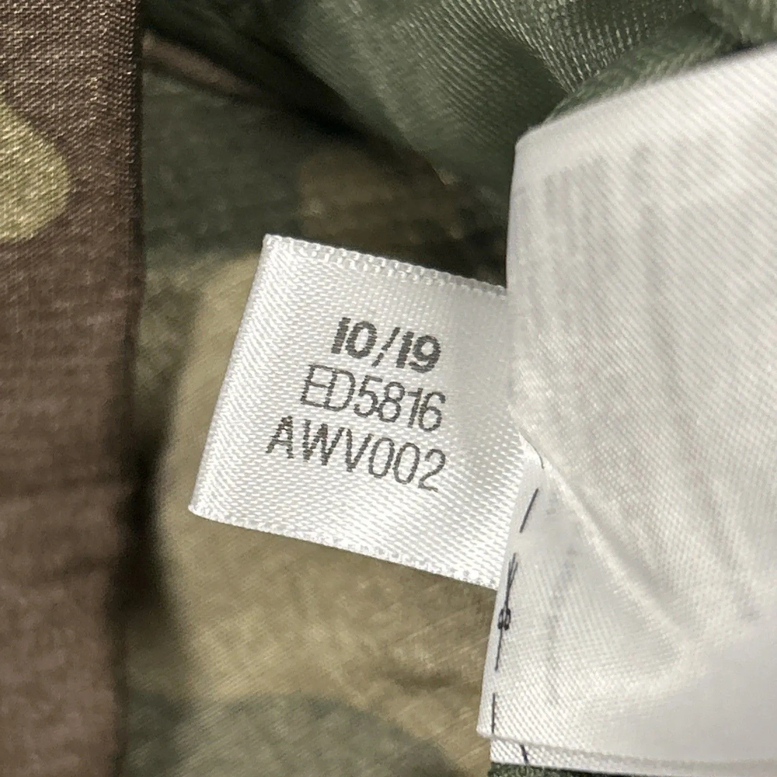 Adidas Originals R.Y.V. Jacket Womens Small Camo Windbreaker 2022 Hooded Nylon - Image 7