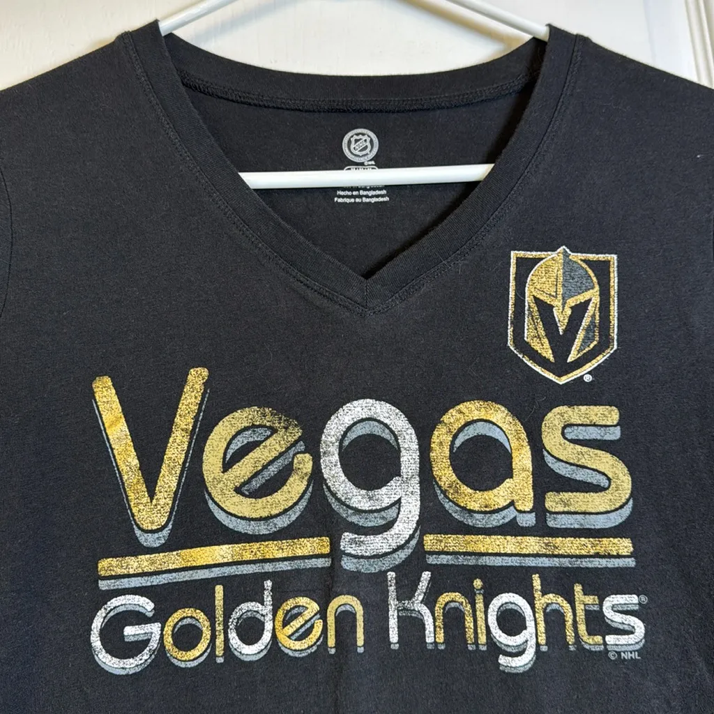 NHL Vegas Golden Knights Dark Gray VGK Hockey V - Image 3