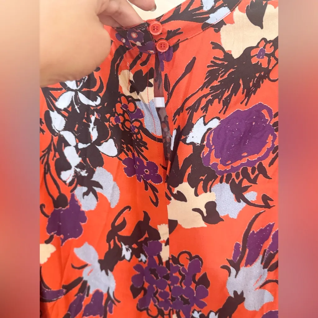 Anthropologie “Porridge” Angelique Maxi Dress in Red XS - Image 6