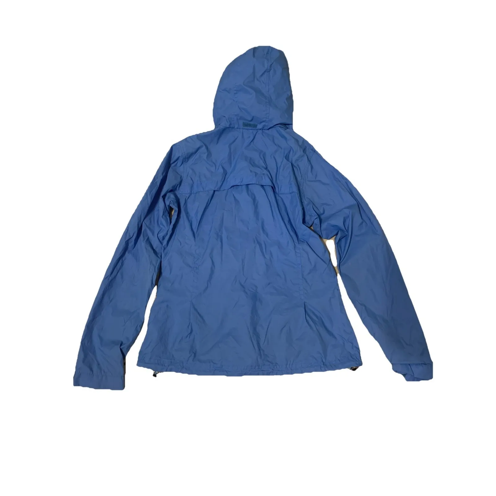 Columbia Sportswear Jacket Small Womens Blue Windbreaker Rain Zip Hood Light - Image 2
