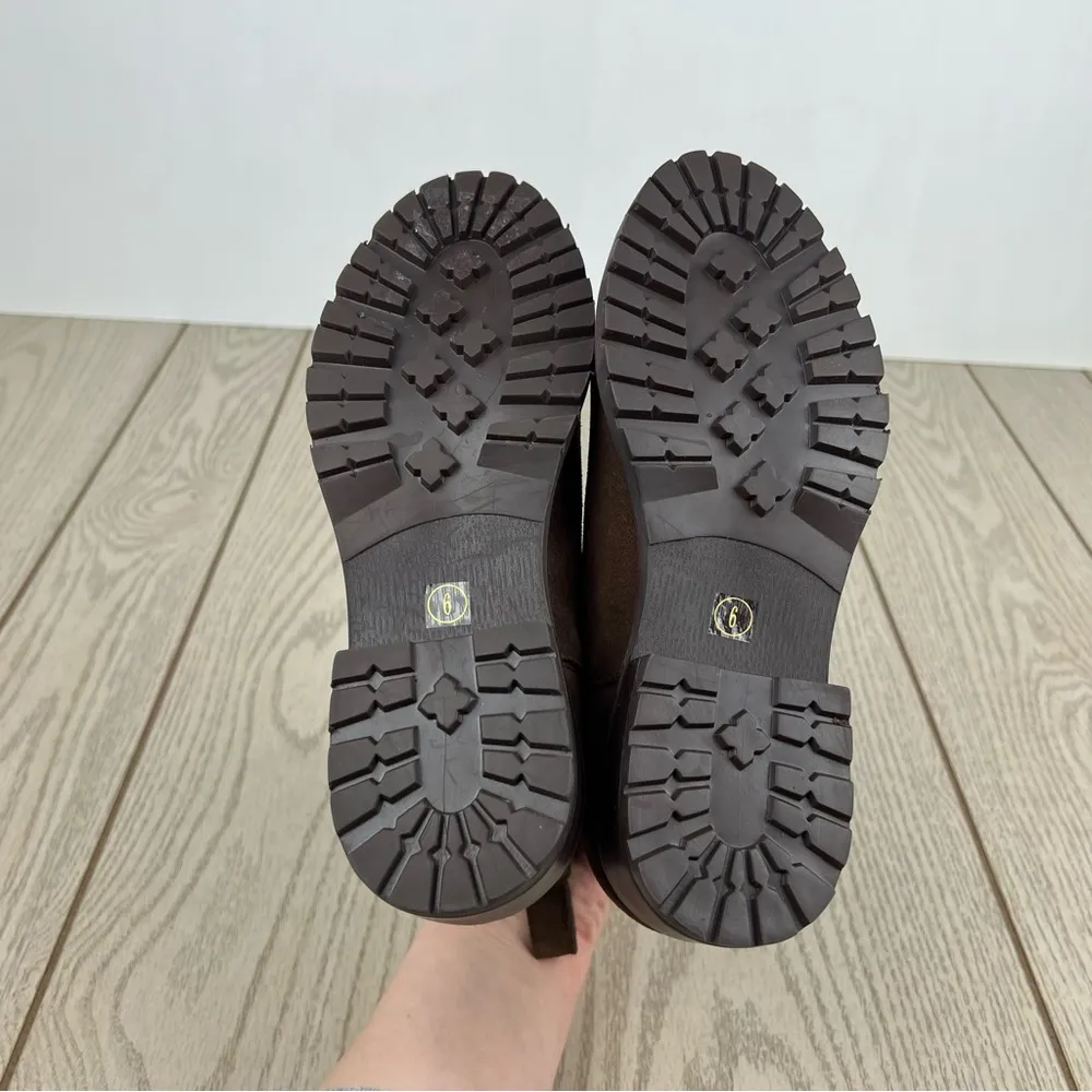 Steve Madden Women's Leopold Suede Chelsea Booties 6M Brown $99 - Image 8