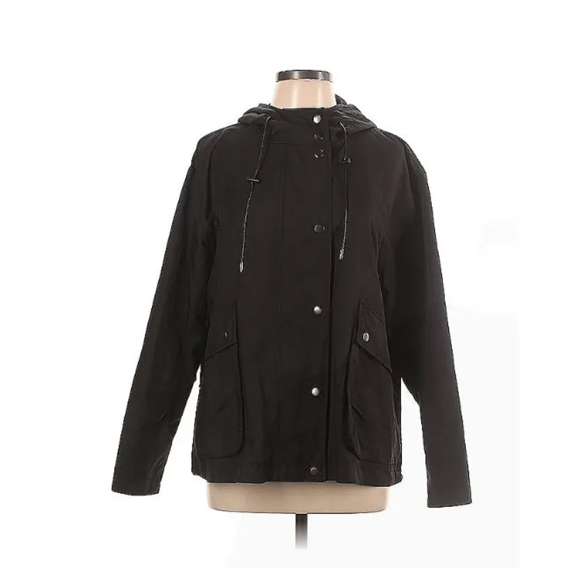 ATM Anthony Thomas Melillo‎ Techno Parka Size Large New with Tags Black - Image 4