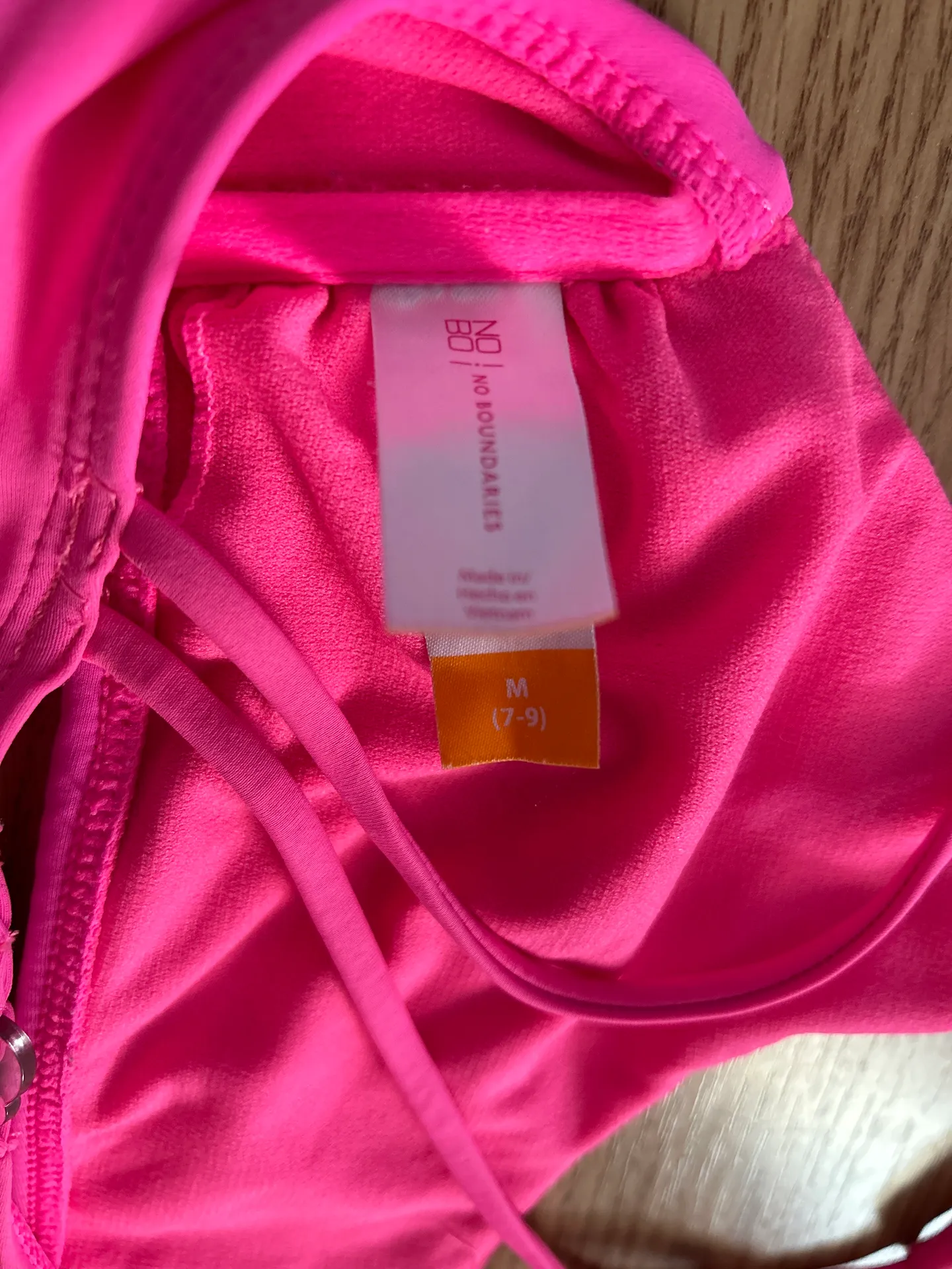 Neon Pink Bikini Top - Image 3