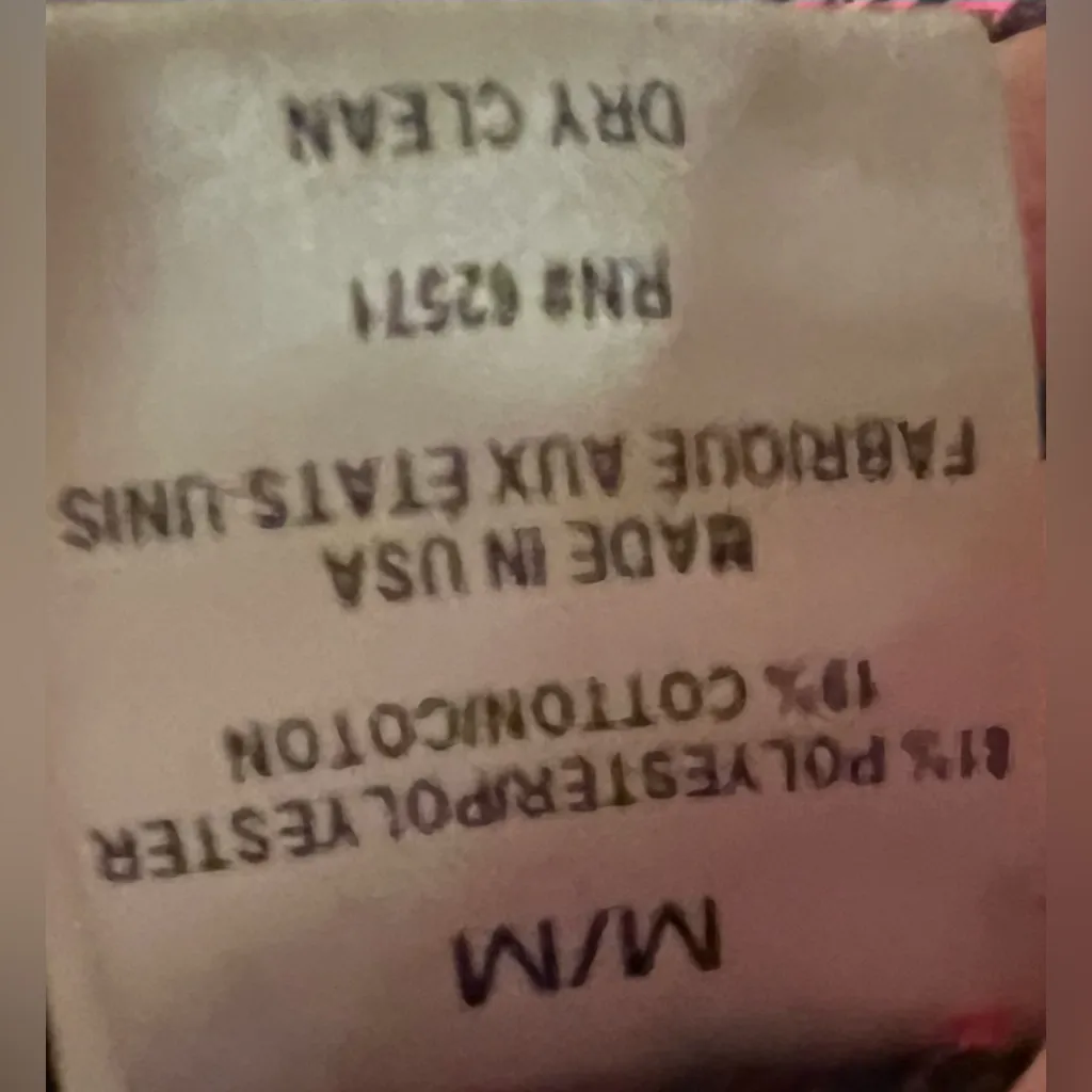 Saks Fifth Avenue RED LABEL Geo Print Drop Waist Dress w/ Leather Trim Vintage‎ - Image 11