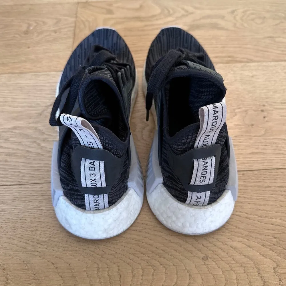 Adidas - Women's NMD XR1 Sneakers in Black Gray & White - Image 5