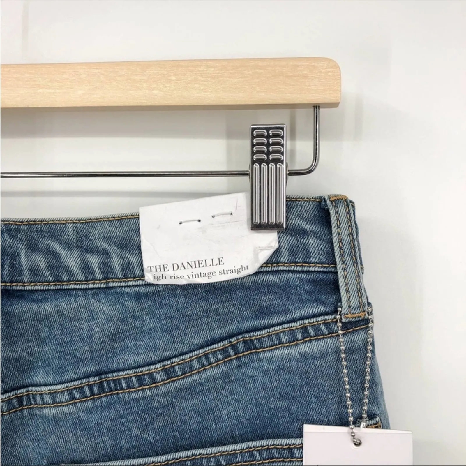 WeWoreWhat The Danielle Stretch Jeans Spring St Holes Size 26 Button Fly NEW - Image 8