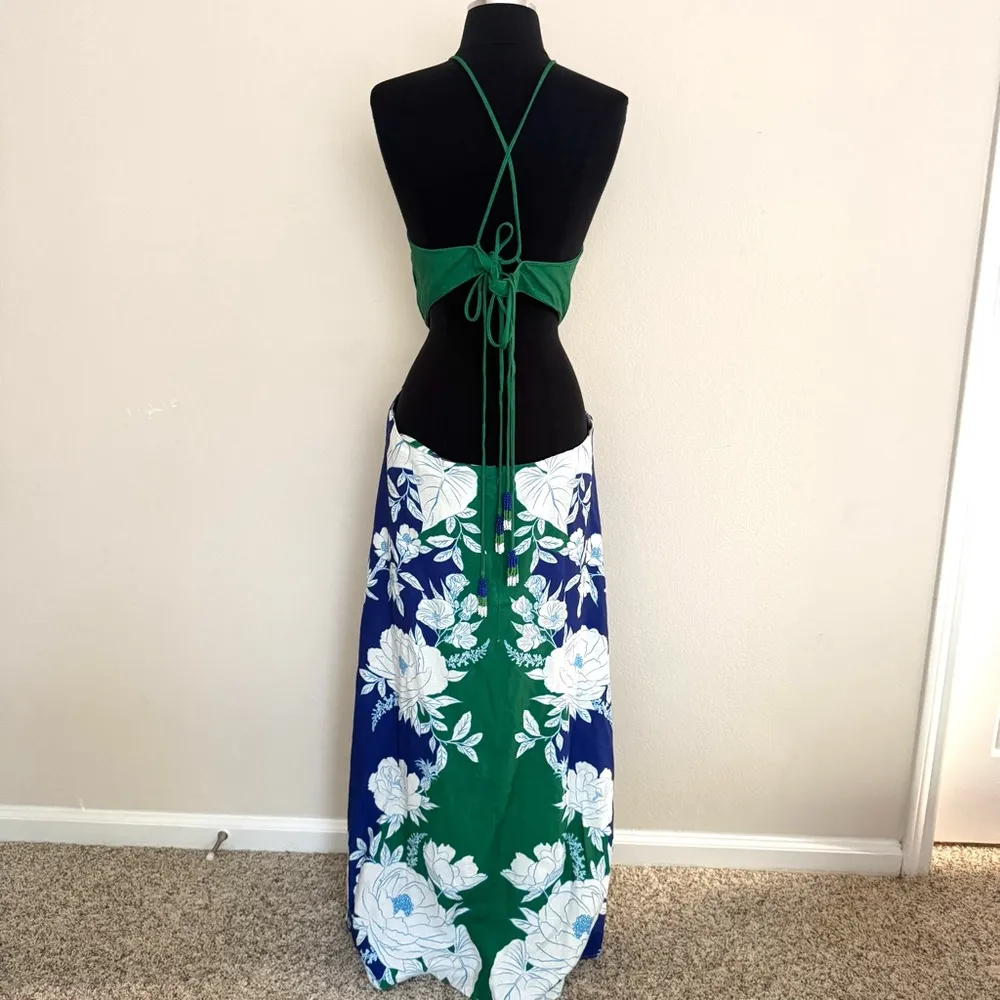 FARM Rio Soft Garden Flower Maxi Dress Size XL - Image 9