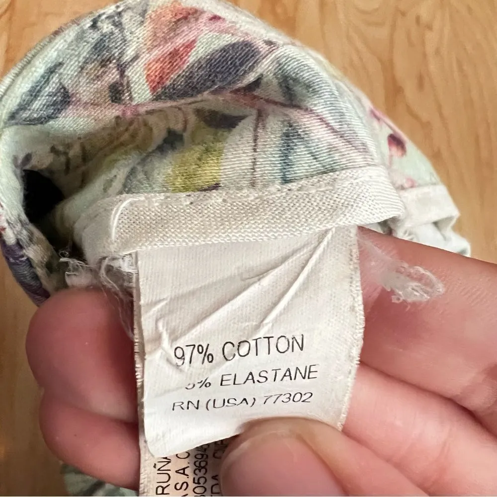 Zara Floral Multicolored Shorts Women’s Small - Image 5