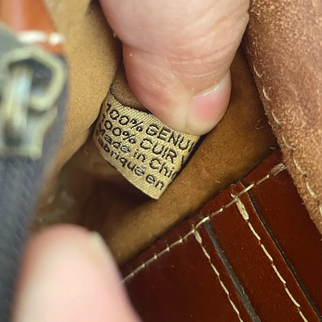 Patricia Nash Tan Leather Crossbody Bag - Image 13