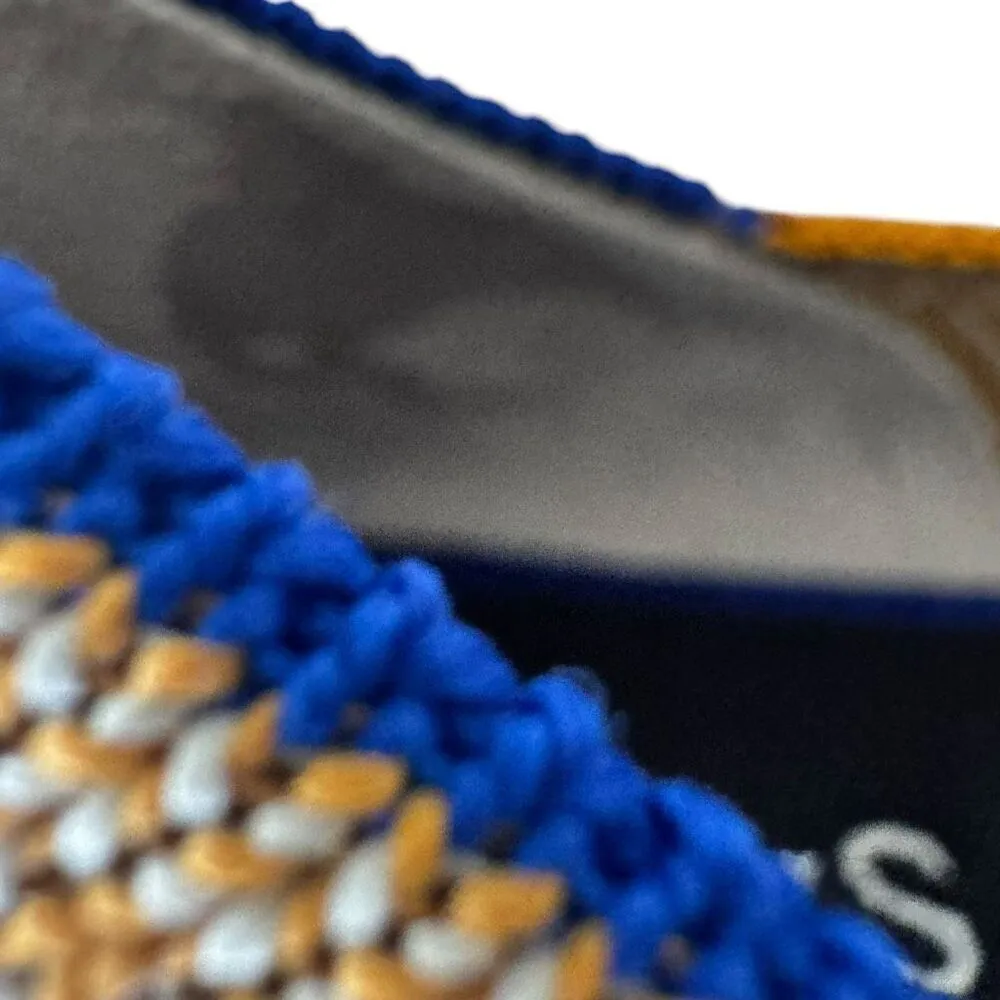 Rothy’s The Point Toe Yellow White Chevron Slip On Shoes Ballet Flats Knit  Sz 7 - Image 14