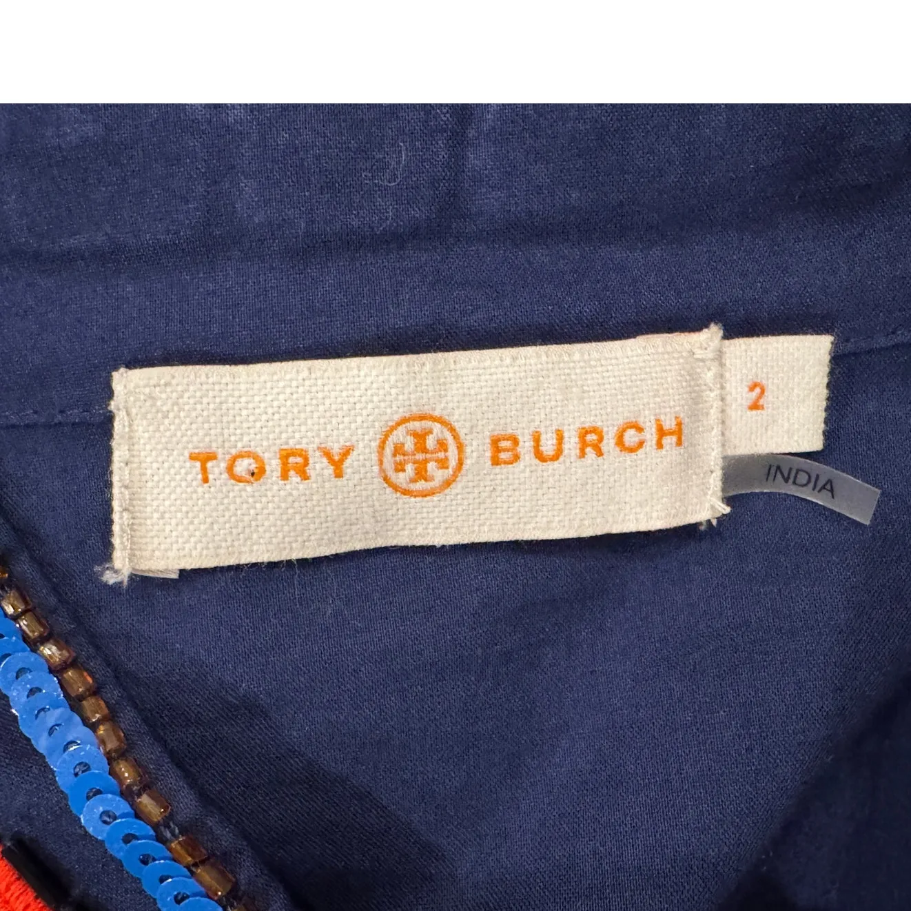Tory Burch Embellished Tory Tunic Size 2 - Image 10