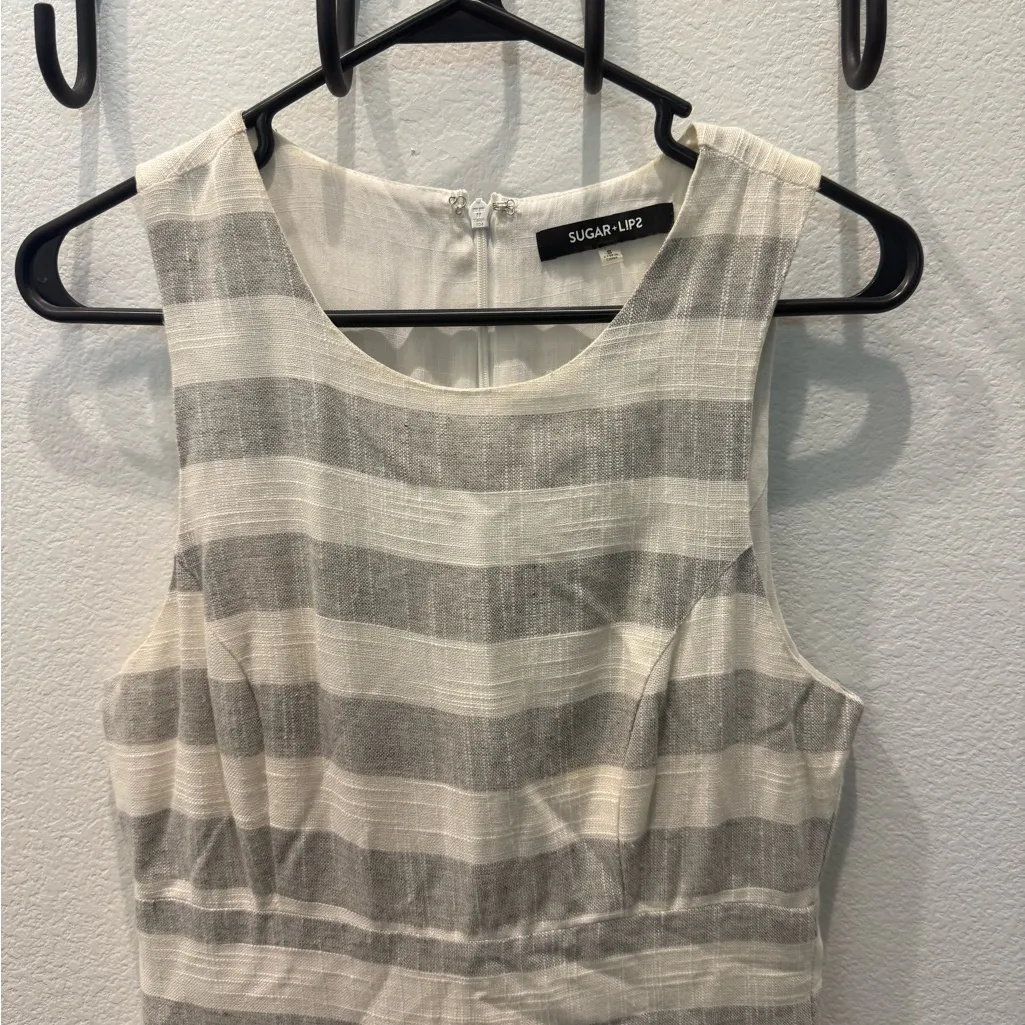 Striped Sleeveless Maxi Dress - Image 2