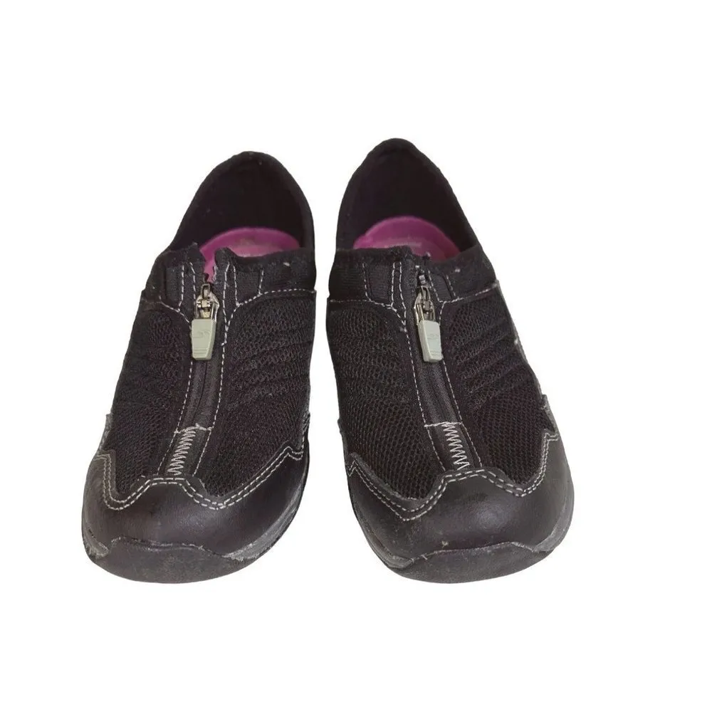 Dr Scholls Womens Zip Up Closed Toe Oxford Shoes Color Black Sku 2440 - Image 4