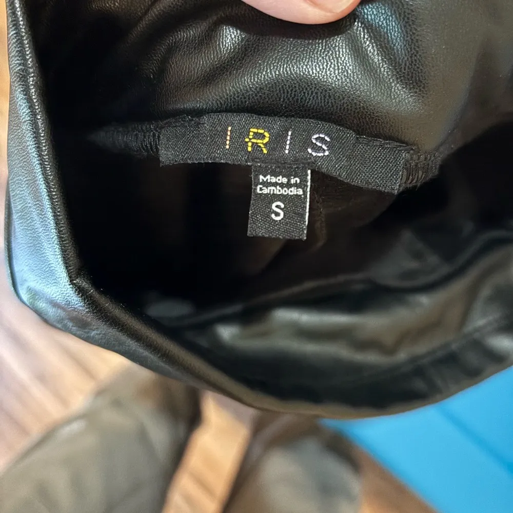 NWOT faux leather pants from iris size S - Image 2