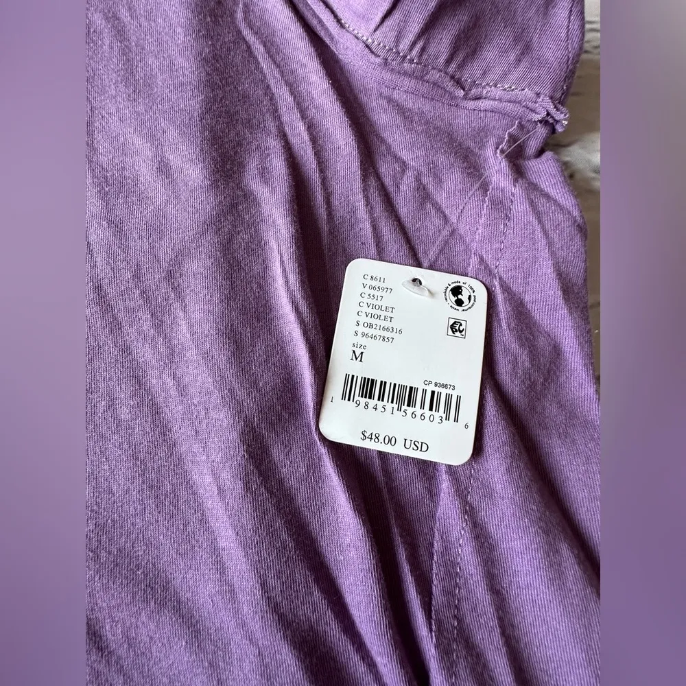 #5 NWT Free People Don't Sweat It Oversized Tee in Violet - Image 7
