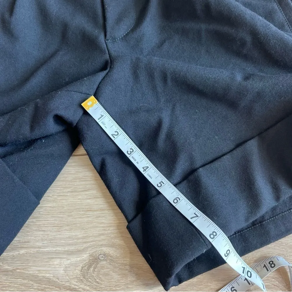 MARC By Marc Jacobs NWT Virgin Wool Trouser Pleated Utility Shorts Black Size XS - Image 8