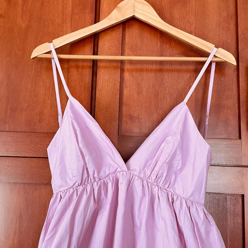 Commense Coastal Cowgirl Long Dress Open Back Sleeveless Cotton Size Medium NEW Purple - Image 3