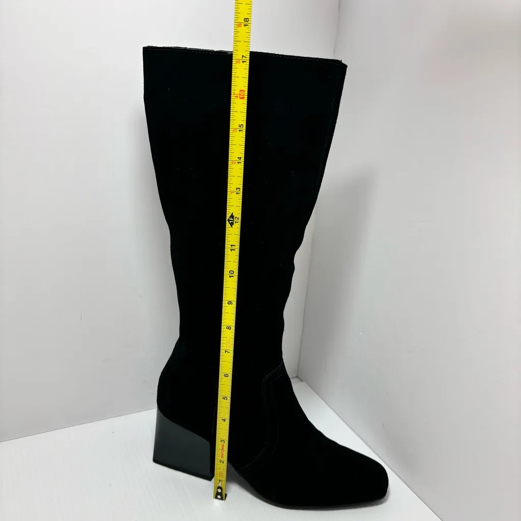 Aqua College Tori Black Cow Suede Upper Waterproof Boots Size‎ 8.5M Size 8.5 - Image 5