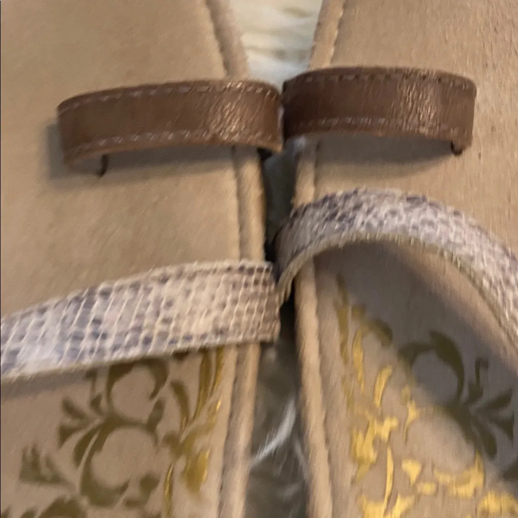 Aetrex Brown and Cream Sandals size 10 excellent condition see all photos - Image 7