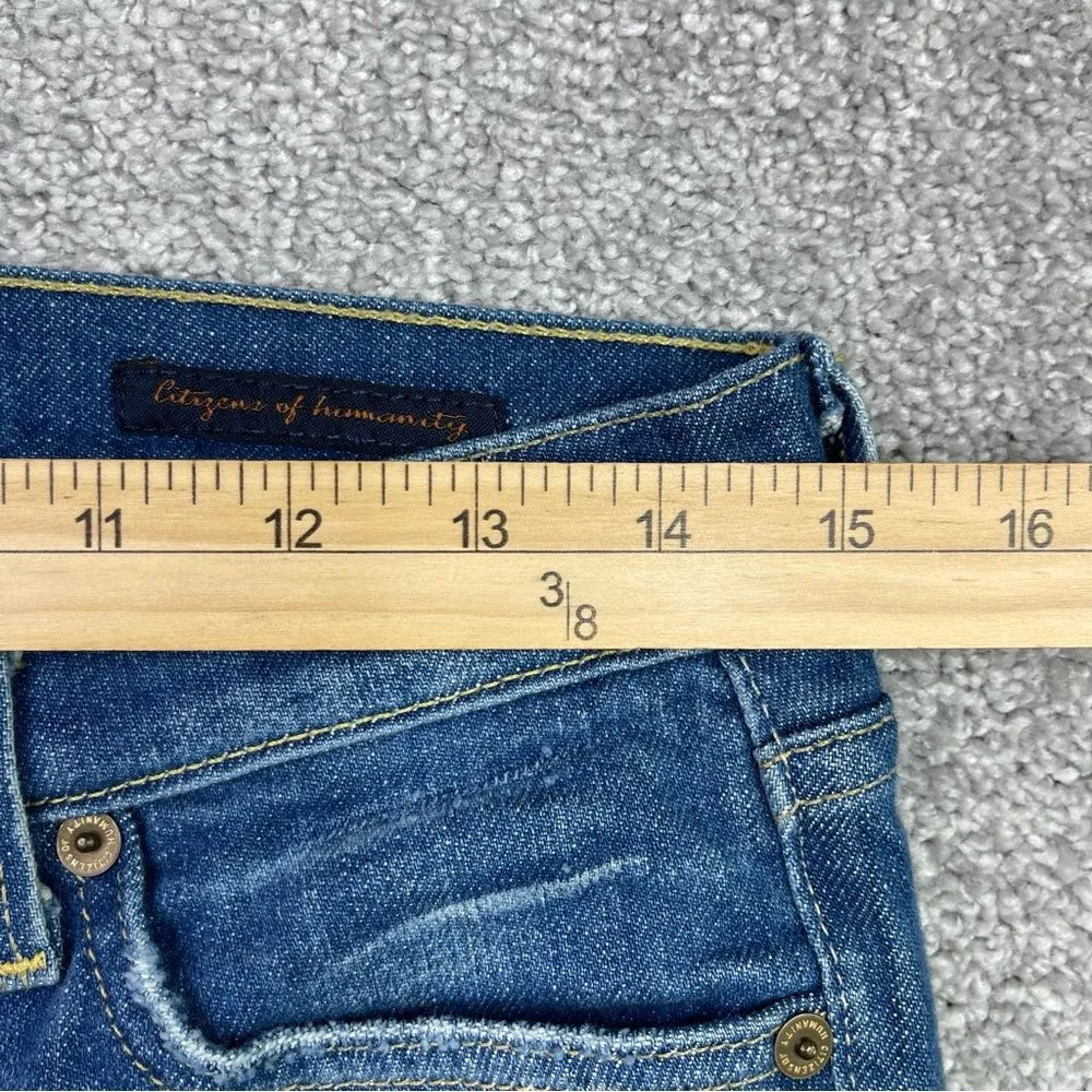 Citizens of Humanity Collete Jeans Women’s 29 Blue Bootcut Low Rise Dark Denim - Image 10